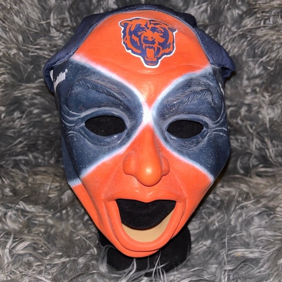 RARE NFL CHICAGO BEARS
FRANKLIN Rally Fan MASK
Fan Rally CAP HTF Collectible - Picture 2 of 13